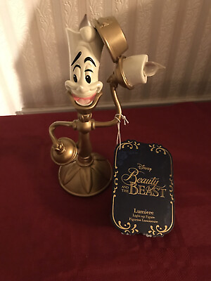 #ad 2021 Disney Beauty amp; The Beast Lumiere Light Figurine Battery Operated New $69.99