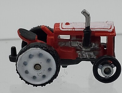 #ad Vintage Micro Machines Farm Vehicles Classic Tractor Red Galoob 1989 $10.29