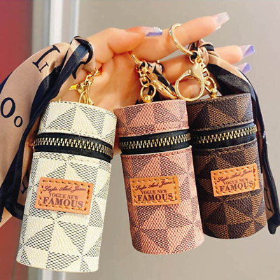 #ad Mini Keychain Bucket Lipstick Bag Portable Charm Handbag Pendant Ornament Decors $5.63