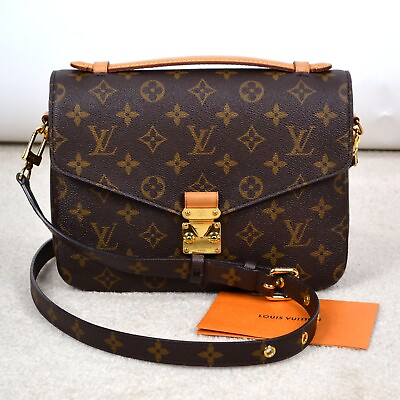#ad Louis Vuitton Metis Pochette Monogram Leather Shoulder Bag Satchel Handbag Purse $1779.00
