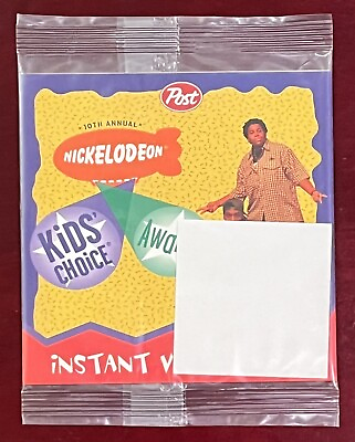 #ad #ad 1997 Nickelodeon 10th Annual Kids Choice Awards VOTING CARDS Post cereal *sealed $19.99