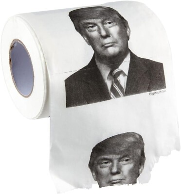 #ad BigMouth Inc. Donald Trump Toilet Paper Quality usable Toilet Paper Gag Gift $8.99