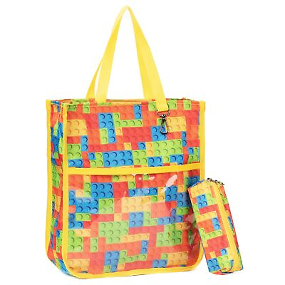 #ad Kids Cute Tote Bags for Boys Girls Ages 4 16 Book Tote Bags with Zipper for S... $18.00