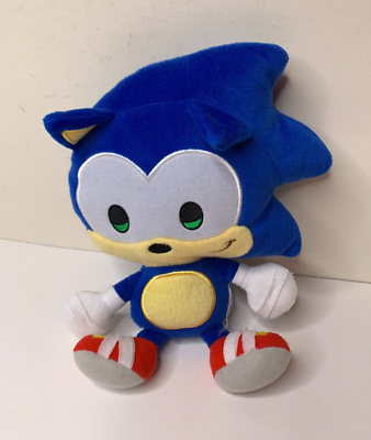 #ad Sega Sonic Hedgehog Sitting Plush Toy Factory 9#x27;#x27; Big Head $12.26