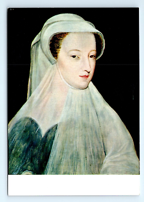 #ad Portrait Mary Queen Scots Unknown Artist Postcard $7.00