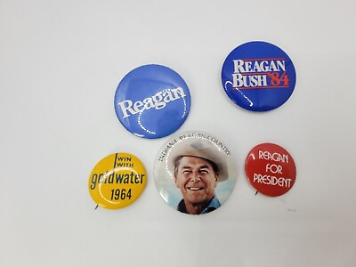 #ad Vintage Political Pinback Button Lot $10.00
