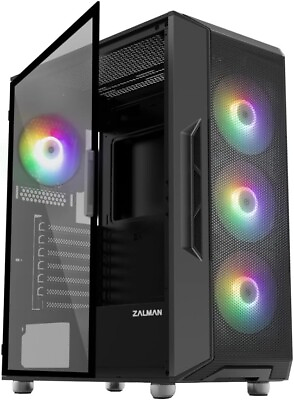 #ad Zalman I3 NEO Black Edition Airflow ATX Computer Case with Mesh Front Panel 4X $49.99