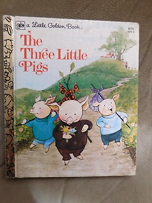 #ad The Three Little Pigs Little Golden Book Vintage 1979 $9.12