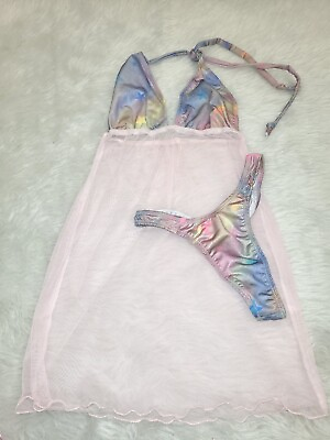 #ad New Exotic Handmade Pink Dancewear 2 PC. Set Size Small Medium $30.00