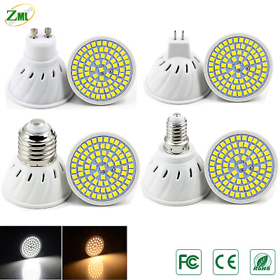 #ad LED Bulb 5W 8W 10W E14 GU10 MR16 E27 Downlight Lamp 220V 2835SMD COB Spotlight $2.37