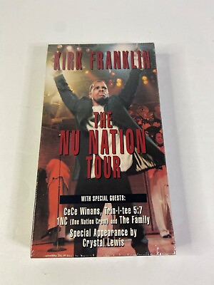 #ad Kirk Franklin The Nu Nation Tour VHS 1999 New Factory Sealed E1 $6.98