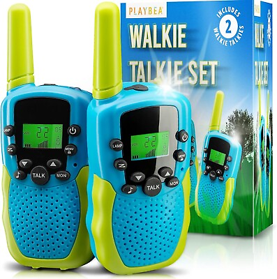 #ad Walkie Talkies for Kids 22 Channels 3 Miles Range Kids Walkie Talkie 2 Pack $59.56