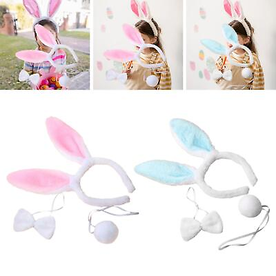 #ad Women#x27;s Bunny Costume Ear Headband Headwear for Halloween Fancy Dress Easter $6.75
