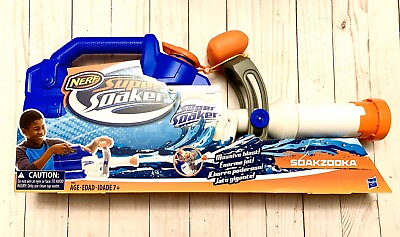 #ad NEW Nerf Super Soaker Soakzooka Water Outdoor Squirt Toy Hasbro $39.96
