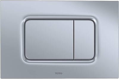 #ad TOTO YT920#MS SQUARE PUSH PLATE DUAL BUTTON Matte Silver for DuoFit In Wall Tank $69.99