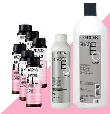 #ad REDKEN Shades EQ Gloss Demi Permanent Hair color 2oz Solution $23.95