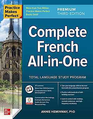 #ad Practice Makes Perfect: Complete French Paperback by Heminway Annie Good $28.95
