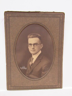 #ad Vintage Antique Handsome Proper Gentleman Man Original Photo 6 3 4quot; x 9#x27; PA 50 $19.50