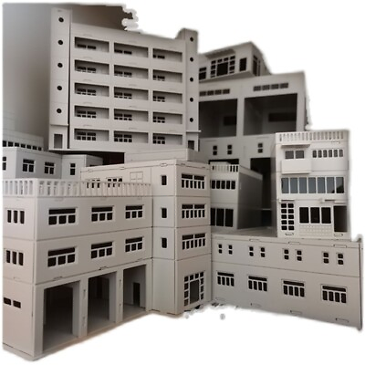 #ad Diorama 1:150 City Street View Building Model Office Building Scene Model Toy $14.09