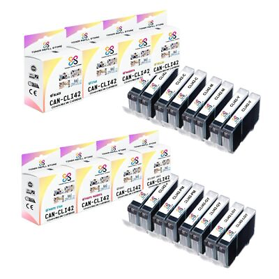 #ad 16PK TRS CLI42 BK C M Y PC PM GY LGY HY Compatible for Canon Pixma PRO 100 Ink $88.99