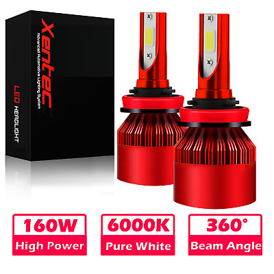 #ad LED Headlight 130W 48000 Lumens Kit Xentec H1 H4 H7 H10 H11 H13 9012 9005 9006 $48.04