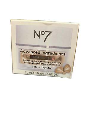 #ad No7 Advanced Ingredients SQUALANE 30 Facial Capsules $17.00