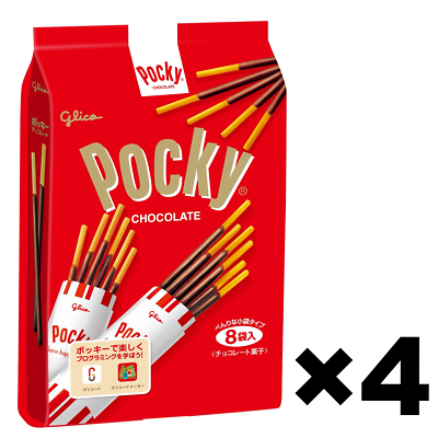 #ad Glico Pocky Chocolate Big Box 4Box Set 8Pack@Box Made in Japan $35.95