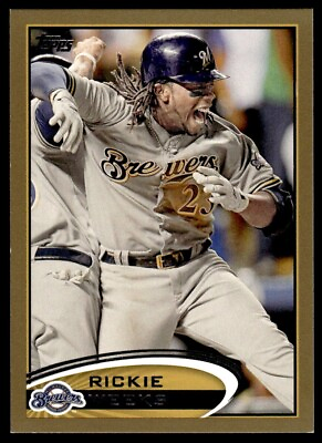 #ad Topps 2012 Series 2 Baseball Rickie Weeks Gold 0150 2012 Milwaukee Brewers $1.99