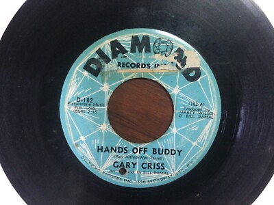 #ad Gary Criss “Hands Off Buddy” 45 on DIAMOND ..RARE 60’s Teen ROCK VG Test Fine $9.25