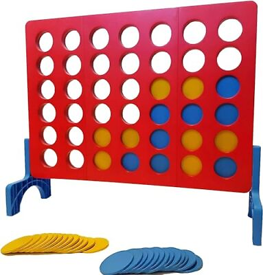 #ad 4 in a Row Connect Game Large Outdoor Board Game for Family Fun Giant Lawn $71.67