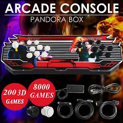 #ad WIFI 3D Pandora Box 18S 8000 in 1 Retro Video Games Double Stick Arcade Console $127.90