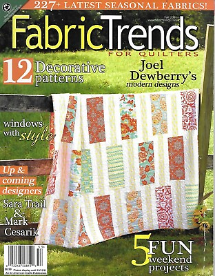#ad Fabric Trends Magazine Modern Designs Decorative Patterns Windows with Style $13.45