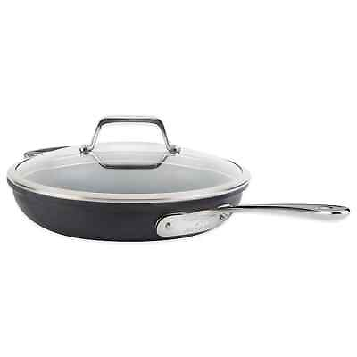 #ad All Clad B1 Hard Anodized Nonstick 12 Inch Fry Pan with helper Handle and Lid $79.99