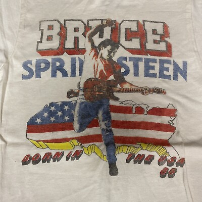 #ad NWT Bruce Springsteen quot;Born in The USA 85quot; Ladies XS T Shirt $23.00