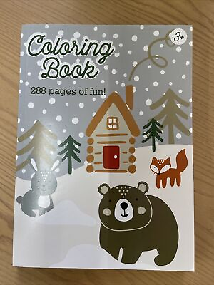 #ad Coloring Book 288 Pages Of Fun 3 Christmas Holiday winter REALY FUN $9.99