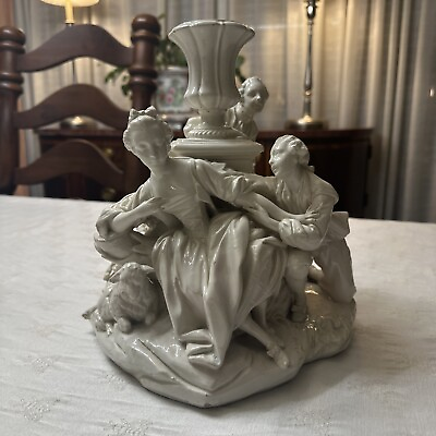 #ad Sevres Antique Blanc de Chine Soft Paste Porcelain Figure Figurine French $450.00