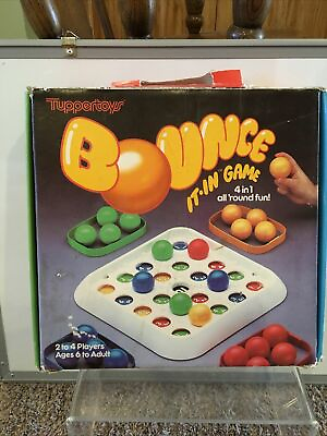 #ad Tuppertoys Bounce It In Game Vintage 1984 Incomplete or Replacement Parts $3.75