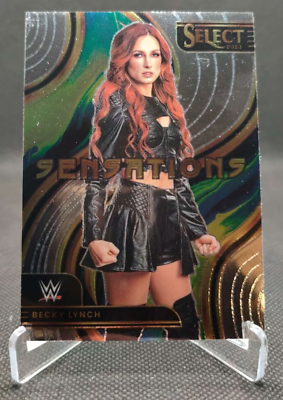 #ad 2023 Panini Select WWE Sensations #11 Becky Lynch wrestling card $3.00