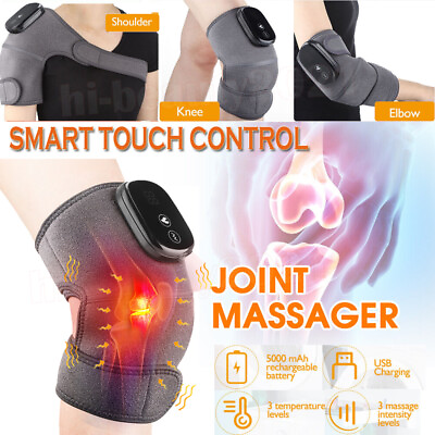 #ad Knee Joint Massager Heat Physiotherapy Therapy Pain Relief Vibration Machine $36.78
