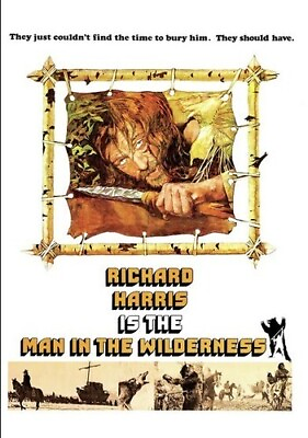 #ad DVD Man in the Wilderness 1971 NEW Richard Harris $16.99
