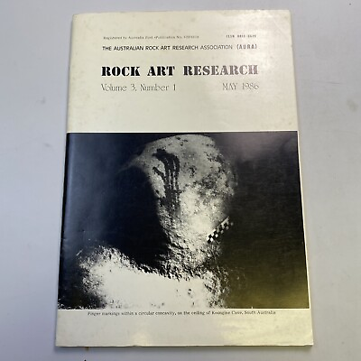 #ad Rock Art Research Vol.3 No.1 May 1986 $39.00