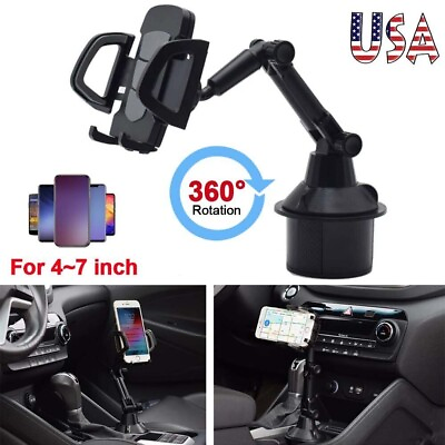 #ad Upgraded Version Adjustable Car Cup Stand Car Holder Mount Cradle For Cell Phone $8.79