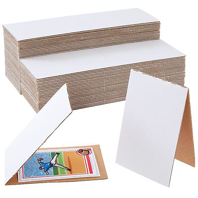 #ad 75 Pack Cardboard Sleeves for Shipping Supplies Trading Cards 3 x 4.5quot; Folders $16.79