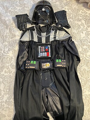 #ad Disney Store Darth Vader Sound Costume for Boys Size 4 Star Wars Halloween $49.99