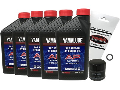 #ad Cyclemax Genuine 2015 2023 Yamaha YZF R1M YZFR1M Oil Change Kit $60.99