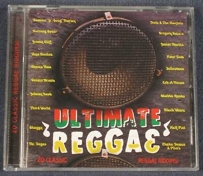 #ad Ultimate Reggae Various Artists 20 Classic Reggae Riddims Audio CD UTVRecords $11.23
