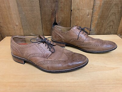 #ad Cole Haan Wingtip Oxford Shoes Mens Size 11.5 Brown $26.99