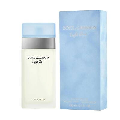 #ad Light Blue by Dolce amp; Gabbana Eau De Toilette Spray 3.4 oz 100 ml New In Box $33.99