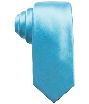 #ad Alfani Mens Solid Silk Self Tied Necktie $14.51