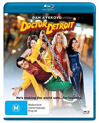 #ad Doctor Detroit NEW Blu Ray Cult Disc Michael Pressman Dan Aykroyd $21.99